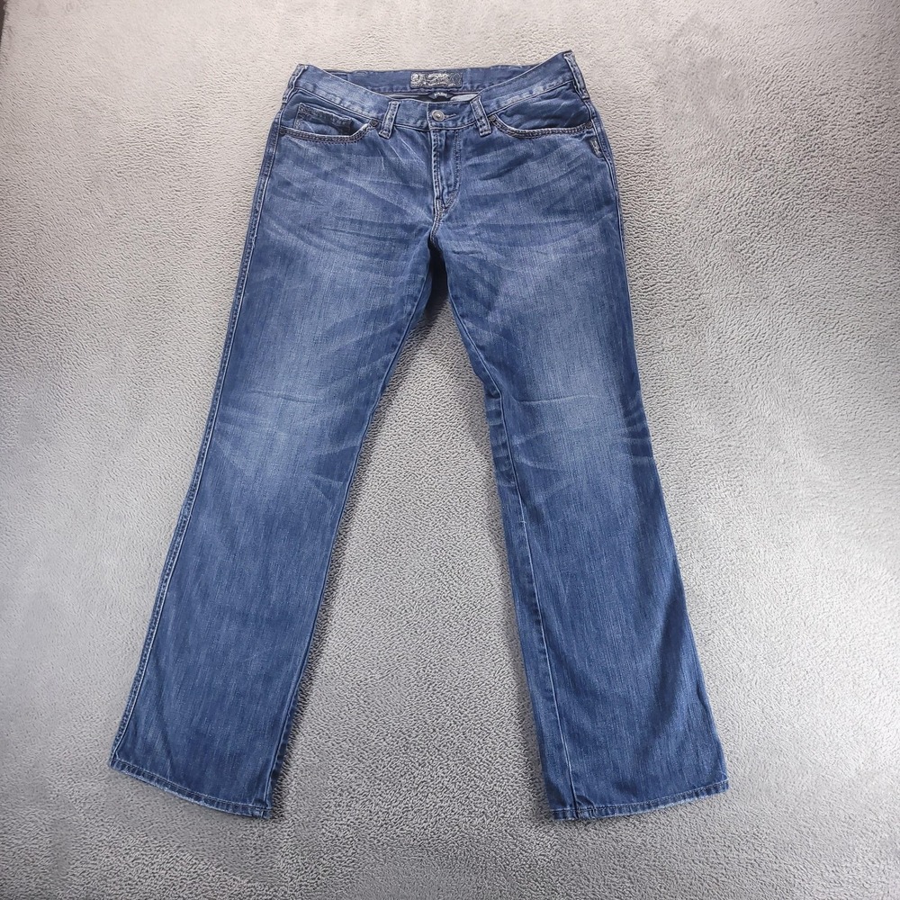 Silver Jeans Co. Jeans Mens 32x32 Blue Nash Relaxed Straight Denim M22434RS345